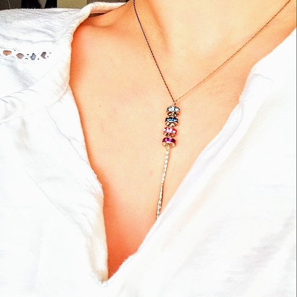 Multicolor 🌈 Spring Necklace - Picture 2 of 9